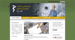 Desktop Screenshot of cslf.cz